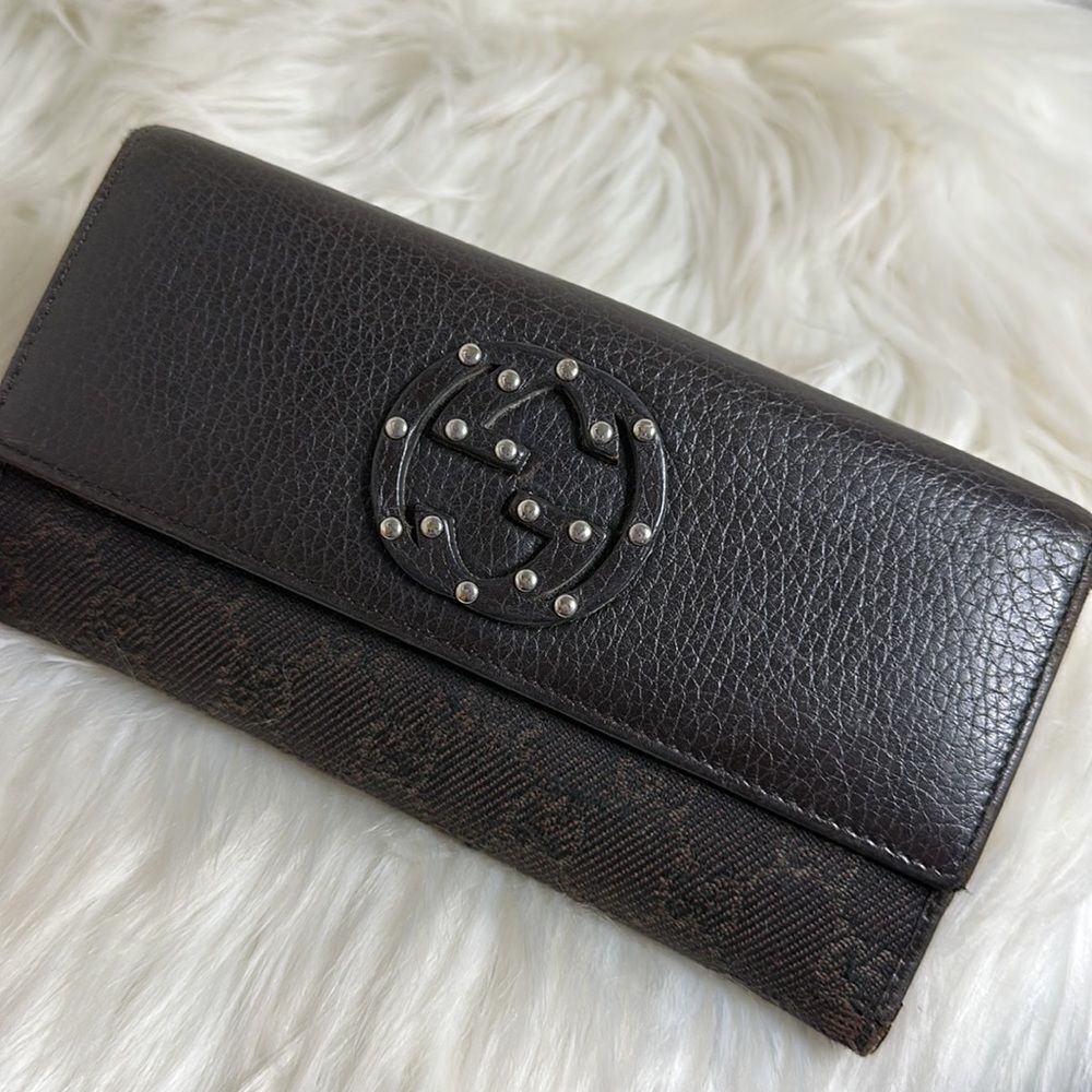 💯Authentic Gucci Soho Long Wallet🍀 - Picture 15 of 17